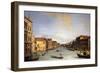 View of The Grand Canal from the Rialto Bridge, c.1730-68-Canaletto-Framed Giclee Print