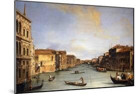 View of The Grand Canal from the Rialto Bridge, c.1730-68-Canaletto-Mounted Giclee Print