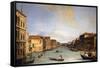 View of The Grand Canal from the Rialto Bridge, c.1730-68-Canaletto-Framed Stretched Canvas