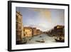 View of The Grand Canal from the Rialto Bridge, c.1730-68-Canaletto-Framed Giclee Print