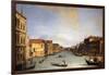 View of The Grand Canal from the Rialto Bridge, c.1730-68-Canaletto-Framed Giclee Print