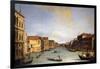 View of The Grand Canal from the Rialto Bridge, c.1730-68-Canaletto-Framed Giclee Print