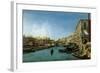 View of the Grand Canal from the Riva Del Vin and Riva Del Carbon-Alessandro Bonvicino Moretto-Framed Giclee Print
