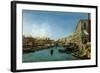 View of the Grand Canal from the Riva Del Vin and Riva Del Carbon-Alessandro Bonvicino Moretto-Framed Giclee Print