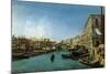 View of the Grand Canal from the Riva Del Vin and Riva Del Carbon-Alessandro Bonvicino Moretto-Mounted Giclee Print