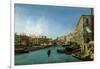 View of the Grand Canal from the Riva Del Vin and Riva Del Carbon-Alessandro Bonvicino Moretto-Framed Giclee Print