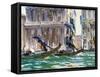 View of the Grand Canal in Venice by John Singer Sargent-null-Framed Stretched Canvas