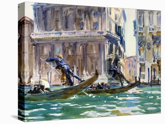 View of the Grand Canal in Venice by John Singer Sargent-null-Stretched Canvas