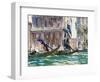 View of the Grand Canal in Venice by John Singer Sargent-null-Framed Photographic Print