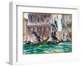 View of the Grand Canal in Venice, C.1906 (Watercolour)-John Singer Sargent-Framed Giclee Print