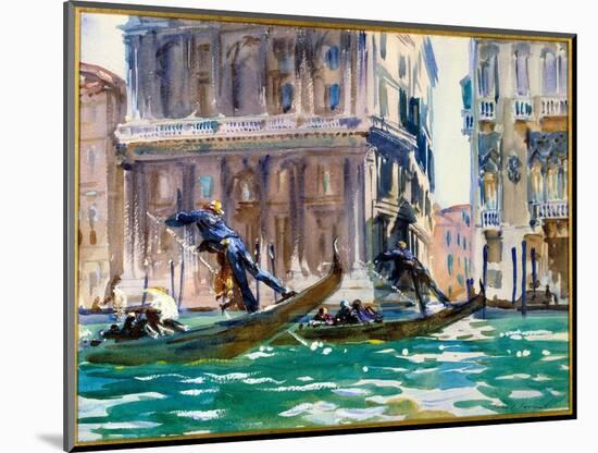 View of the Grand Canal in Venice, C.1906 (Watercolour)-John Singer Sargent-Mounted Giclee Print