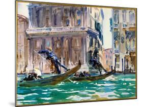View of the Grand Canal in Venice, C.1906 (Watercolour)-John Singer Sargent-Mounted Giclee Print