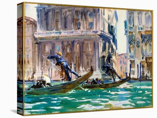 View of the Grand Canal in Venice, C.1906 (Watercolour)-John Singer Sargent-Stretched Canvas