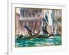 View of the Grand Canal in Venice, C.1906 (Watercolour)-John Singer Sargent-Framed Giclee Print