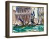 View of the Grand Canal in Venice, C.1906 (Watercolour)-John Singer Sargent-Framed Giclee Print