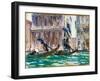 View of the Grand Canal in Venice, C.1906 (Watercolour)-John Singer Sargent-Framed Giclee Print