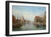 View of the Grand Canal, Venice-Alfred Pollentine-Framed Giclee Print