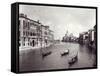 View of the Grand Canal with Gondolas-null-Framed Stretched Canvas