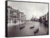 View of the Grand Canal with Gondolas-null-Framed Stretched Canvas