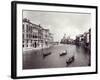 View of the Grand Canal with Gondolas-null-Framed Photographic Print