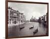 View of the Grand Canal with Gondolas-null-Framed Photographic Print