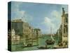 View of the Grand Canal-Canaletto-Stretched Canvas