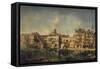 View of the Grand Canal-Michele Marieschi-Framed Stretched Canvas