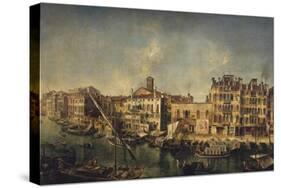 View of the Grand Canal-Michele Marieschi-Stretched Canvas