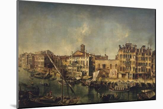 View of the Grand Canal-Michele Marieschi-Mounted Giclee Print