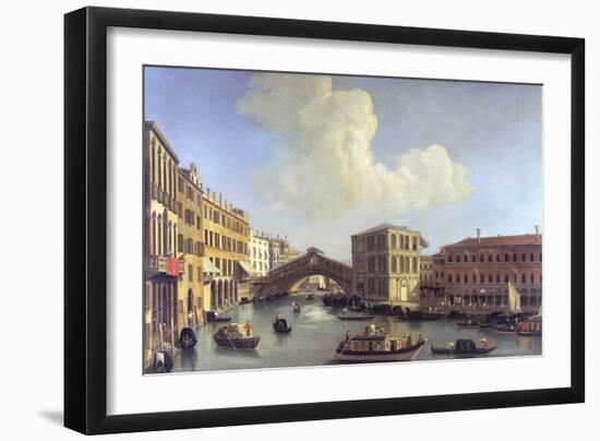 View of the Grand Canal-William James-Framed Art Print