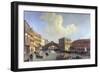 View of the Grand Canal-William James-Framed Art Print