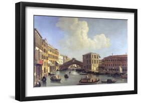 View of the Grand Canal-William James-Framed Art Print