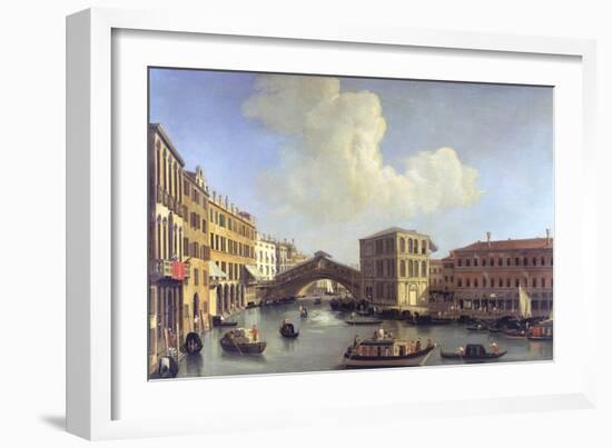 View of the Grand Canal-William James-Framed Art Print