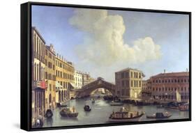 View of the Grand Canal-William James-Framed Stretched Canvas