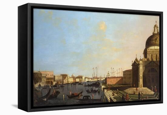 View of the Grand Canal-William James-Framed Stretched Canvas