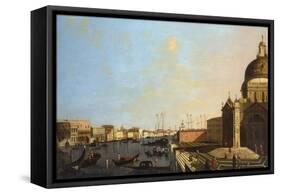 View of the Grand Canal-William James-Framed Stretched Canvas