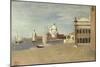 View of the Grand Canal-Jean-Baptiste-Camille Corot-Mounted Giclee Print