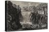 View of the Grand Cascade at Tivoli, 1766-Giovanni Battista Piranesi-Stretched Canvas