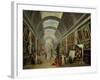 View of the Grand Gallery of the Louvre, 1796-Hubert Robert-Framed Giclee Print