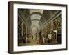 View of the Grand Gallery of the Louvre, 1796-Hubert Robert-Framed Giclee Print