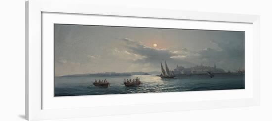 View of the Grand Harbour, Valletta, 1885-Giancinto Gianni-Framed Giclee Print