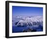 View of the Grand Massif and Ski Resort of Flaine, Aguile Du Midi, Chamonix, French Alps, France-Tom Teegan-Framed Photographic Print