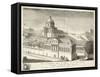 View of the Grand Oranienbaum Palace-Mikhail Ivanovich Makhaev-Framed Stretched Canvas