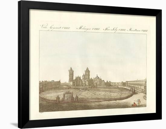 View of the Grand Plaza of Mexico-City in America-null-Framed Giclee Print