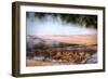 View of the Grand Prismatic Spring-Philip Bird-Framed Photographic Print