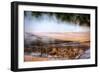 View of the Grand Prismatic Spring-Philip Bird-Framed Photographic Print