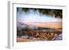 View of the Grand Prismatic Spring-Philip Bird-Framed Photographic Print