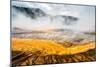 View of the Grand Prismatic Spring-Philip Bird-Mounted Photographic Print