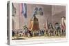 View of the Grand Procession of the Sacred Camel Through the Streets of Cairo-Cooper Willyams-Stretched Canvas