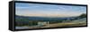 View of the Grand Teton Mountains from Togwotee Pass Overlook, Wyoming-Richard & Susan Day-Framed Stretched Canvas